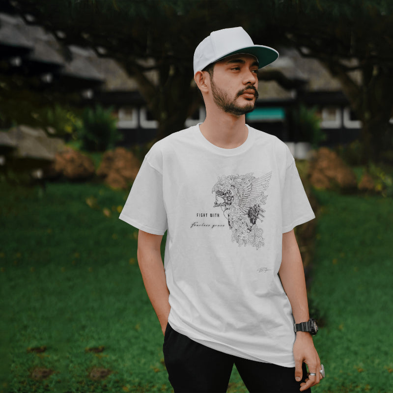 OVERSIZED TSHIRT "WORRIER LOOK"