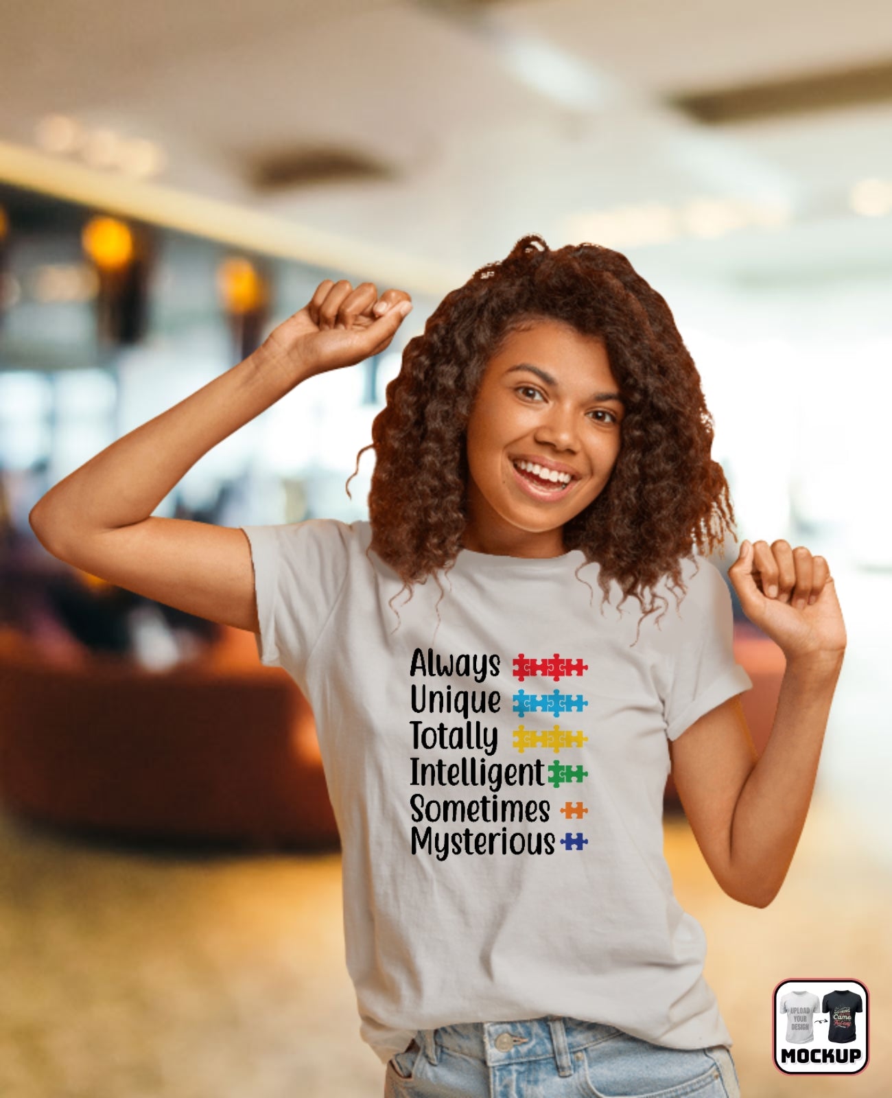 Female Classic Crew T-Shirt  Melange